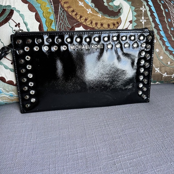 Black and crystal clutch - Picture 1 of 3